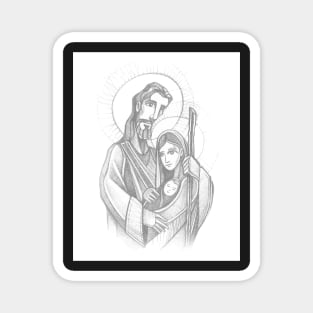 Holy Family illustration Magnet