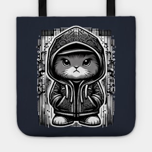 cat in hood Tote