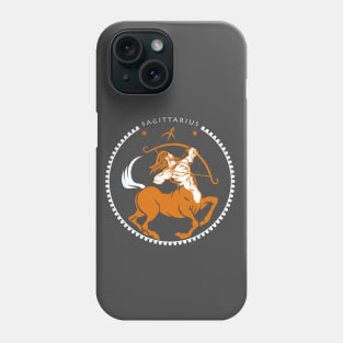 Sagittarius zodiac sign Phone Case