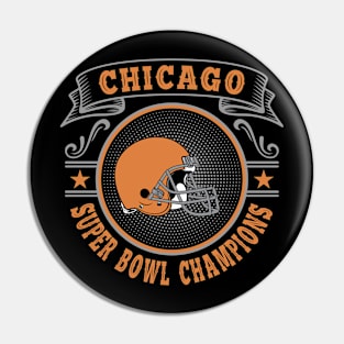 Chicago Super Bowl Champions Pin
