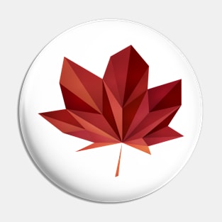 Red Maple Leaf Pin