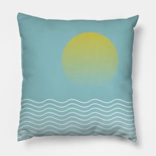 Sea and sun Pillow