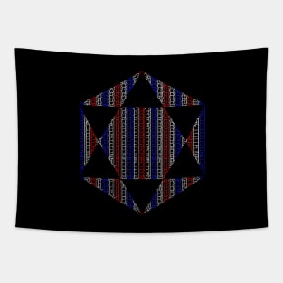 Artistic star shape design Tapestry