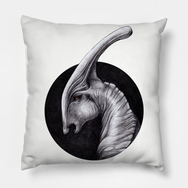 Ghost of the Fern Forest Pillow by MonoMano