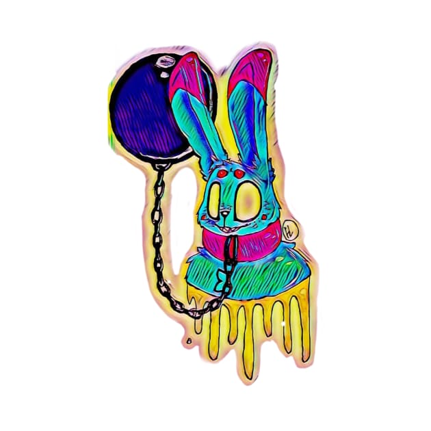 Neon Bunny by BlueGoo