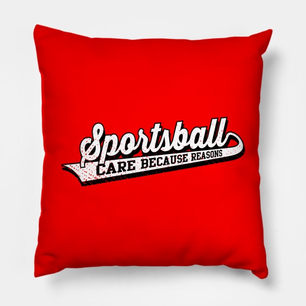 Sportsball Pillow by ilcalvelage