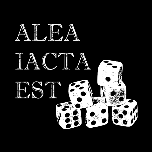 The die is cast-Alea iacta est-dice gaming-Luck by StabbedHeart