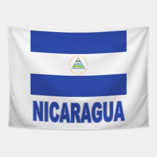 The Pride of Nicaragua - Nicaraguan National Flag Design Tapestry