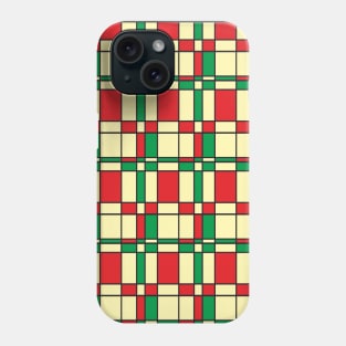 Colorful Christmas Geometric Pattern Phone Case