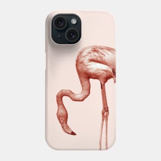 Monochrome - pink flamingo nr2 Phone Case