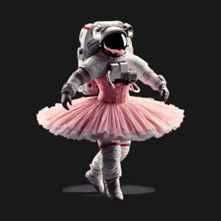 Cute Astronaut in Tutu Ballet Dancing Funny Ballet T-Shirt