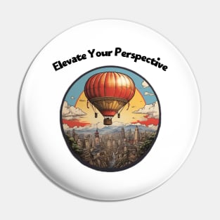 Air Balloon Sky Wings Travelling Vintage Since Pin