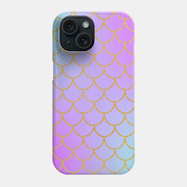 Pastel Mermaid Phone Case by DragonTees