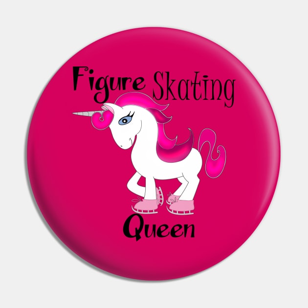 Figure Skating Queen Pin by DitzyDonutsDesigns