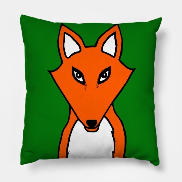 Fox Pillow by BlakCircleGirl