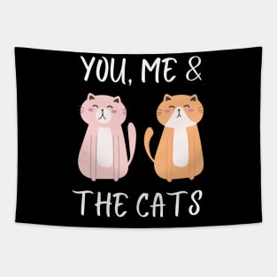 You, me & our cats Tapestry