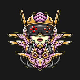 The cyber lady gaming T-Shirt