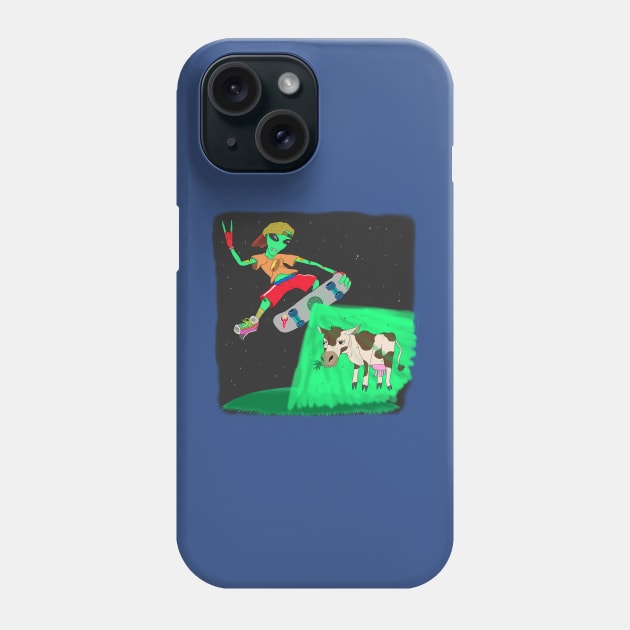 Alien New Wave Phone Case by artwindau