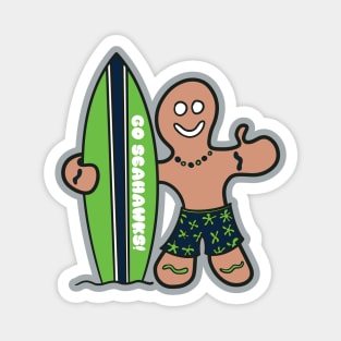 Surfs Up for the Seattle Seahawks! Magnet