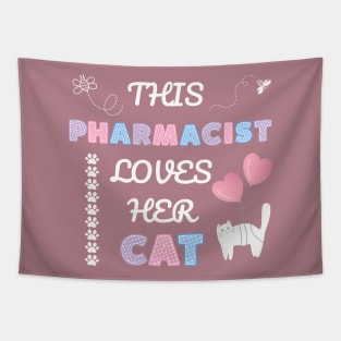 This pharmacist loves her cat Tapestry