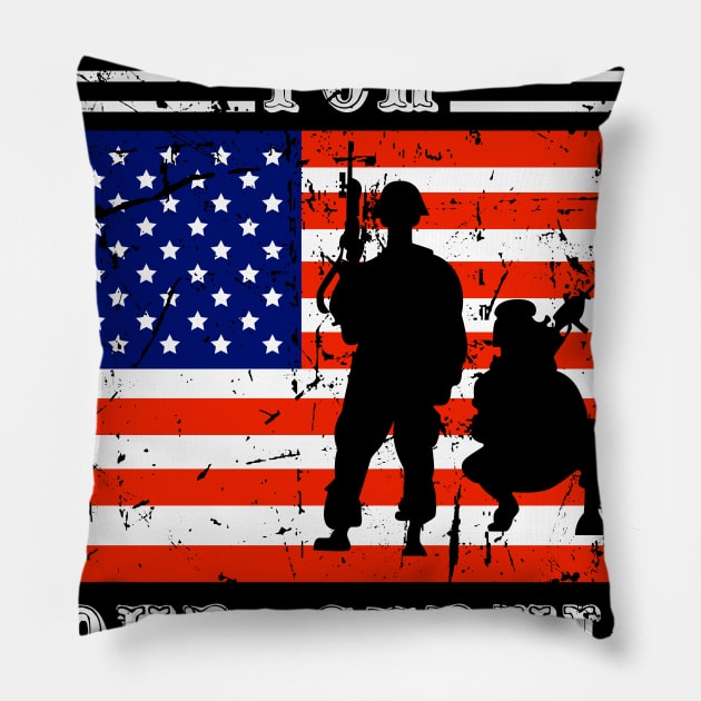 veterans day thank you for your service Pillow by Barnard