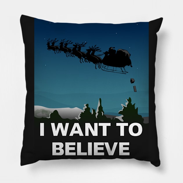 I want to believe Pillow by Umbiatore