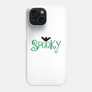 Spooky design in green Phone Case