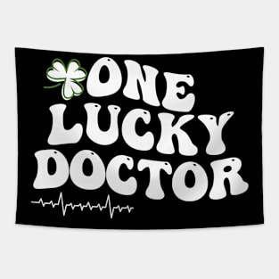 One Lucky Doctor St Patrick's Day Tapestry