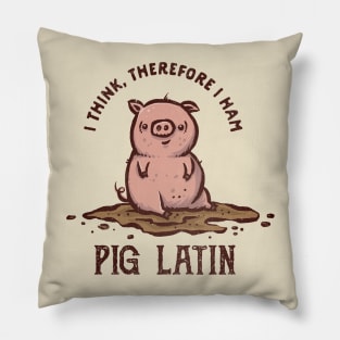 Pig Latin Pillow