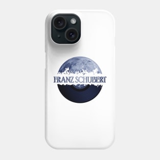 Franz Schubert blue moon vinyl Phone Case