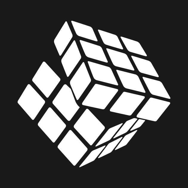 White Rubik's Cube by Modnay