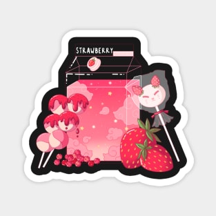 Strawberry Snacks Magnet