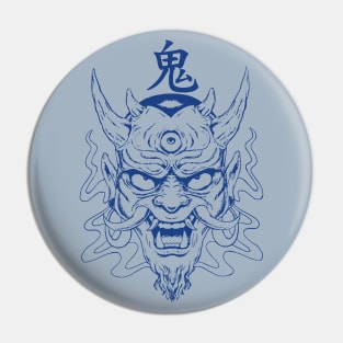 Japanese Tattoo Devil Oni Art Pin