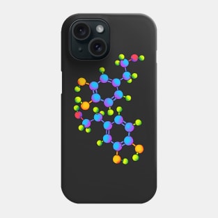 Dopamine (Ease/Enjoyment) Molecule Geometry Phone Case