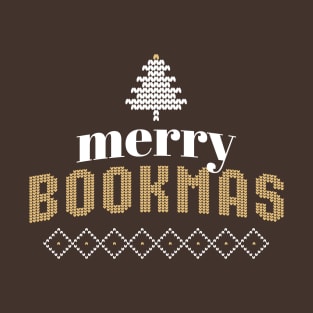 Bookish book Christmas holiday gifts & librarian gift for book nerds, bookworms T-Shirt