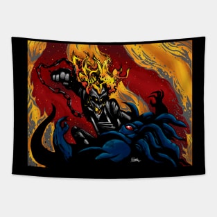 Ghost Rider vs Blackheart Tapestry