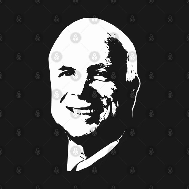 John McCain Minimalistic Pop Art by Nerd_art