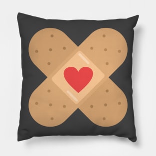 Heart Love Plaster - hearts loving nurse Band-Aid Pillow