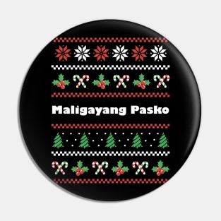 Tagalog Christmas Maligayang Pasko Pin