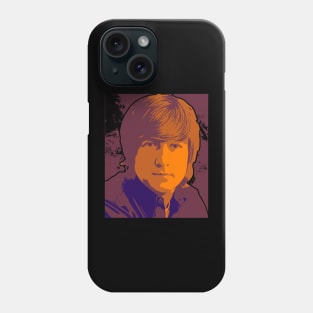 John lennon, brown Phone Case