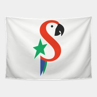 S STAR Bird Logo Tapestry