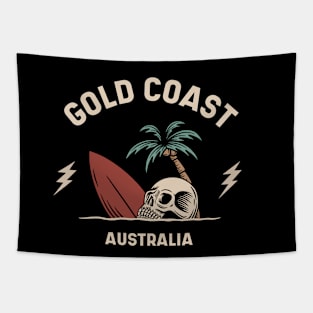 Vintage Surfing Gold Coast, Australia Tapestry