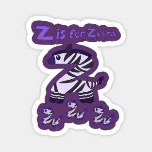 Z is for Zebra Magnet