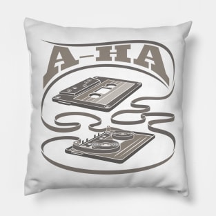 a-ha Exposed Cassette Pillow
