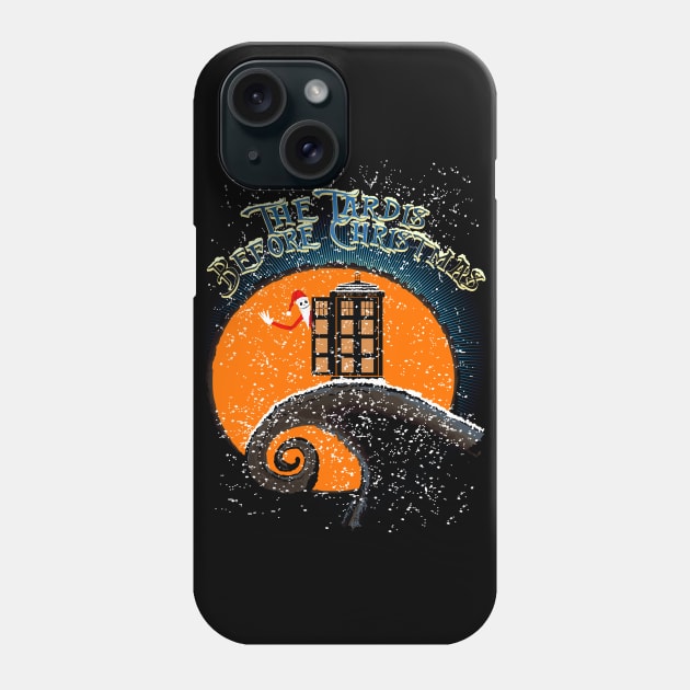 THE TARDIS BEFORE CHRISTMAS Phone Case by KARMADESIGNER T-SHIRT SHOP