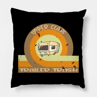 Upper Class Camping Gift 70s Pillow