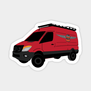 WIBB Sprinter Red Magnet