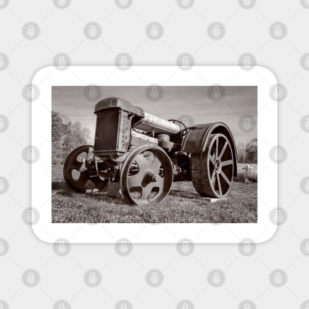 Fordson Tractor 4 Magnet by Robert Alsop