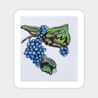 Vine Grapes Magnet