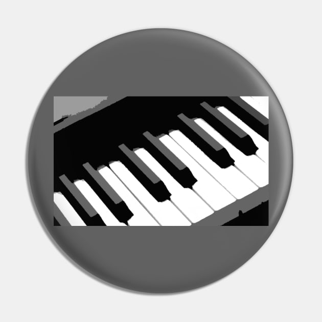 Piano Keys Pin by JadedAlice